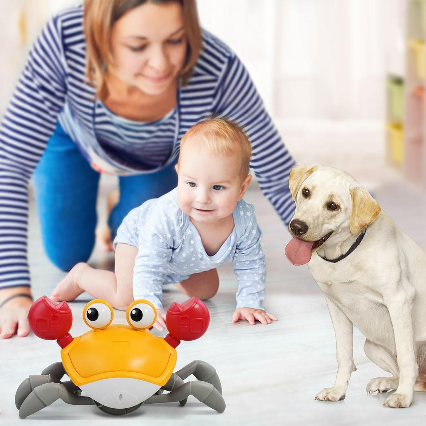 ¡Transforma el aprendizaje y la diversión de tu bebé con el Cangrejo Interactivo Musical!