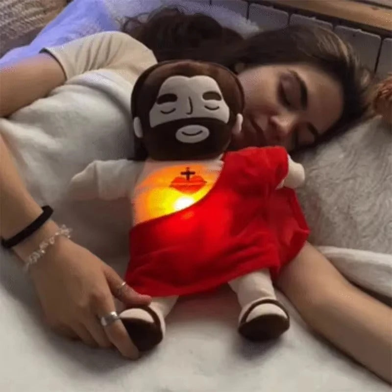 ¡Encuentra la paz que tanto necesitas con el Peluche Jesús Calmante™! 🌟