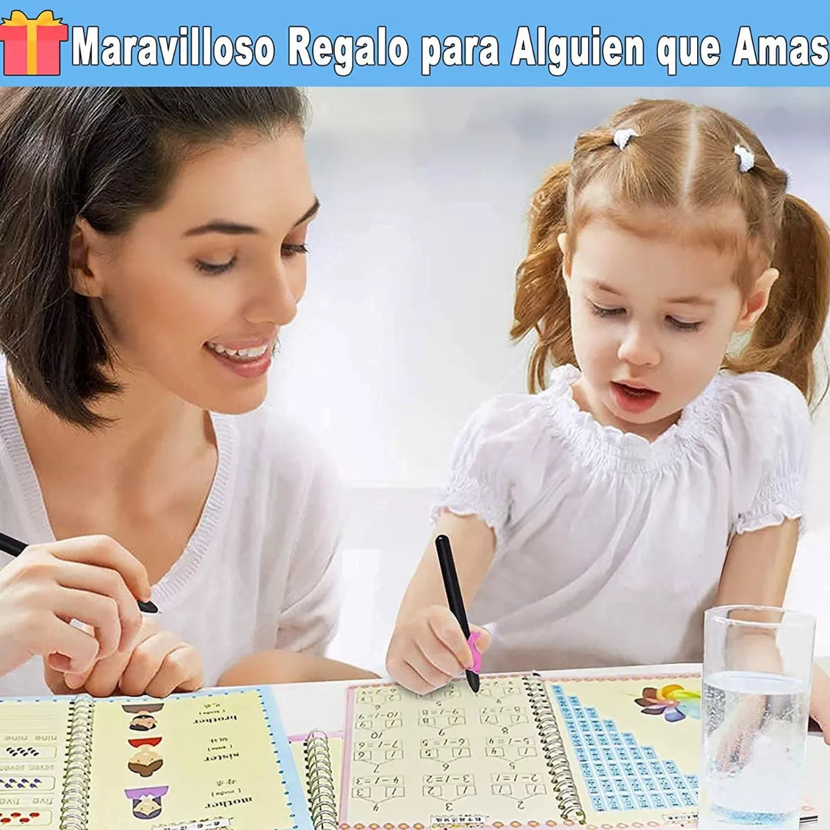 SET DE 4 CUADERNOS MÁGICOS MONTESSORI Magic Book®