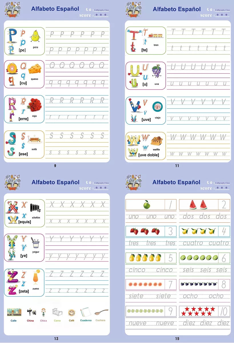 SET DE 4 CUADERNOS MÁGICOS MONTESSORI Magic Book®