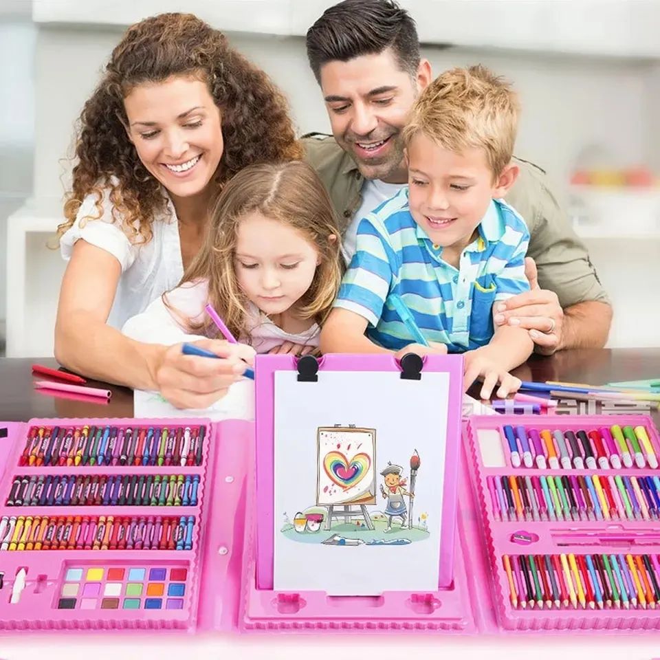 Mega Set de Arte de 208 Piezas Niñas / Niños.