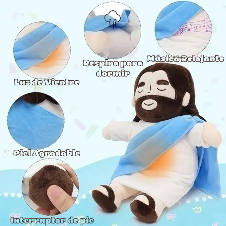 ¡Encuentra la paz que tanto necesitas con el Peluche Jesús Calmante™! 🌟