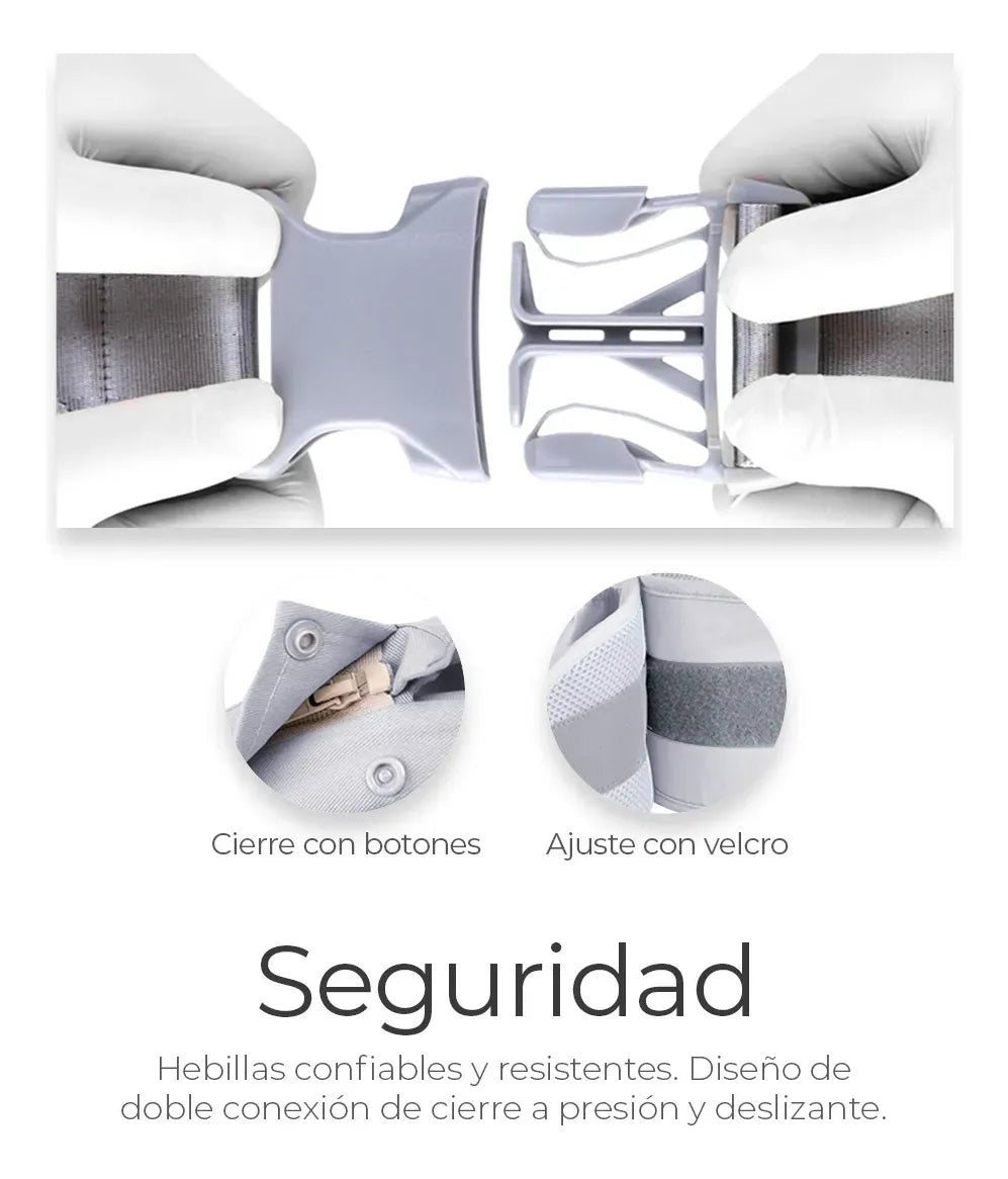 💪 Cangurera Portabebés 6 en 1 – Soporte, Seguridad y Libertad en Cada Paso
