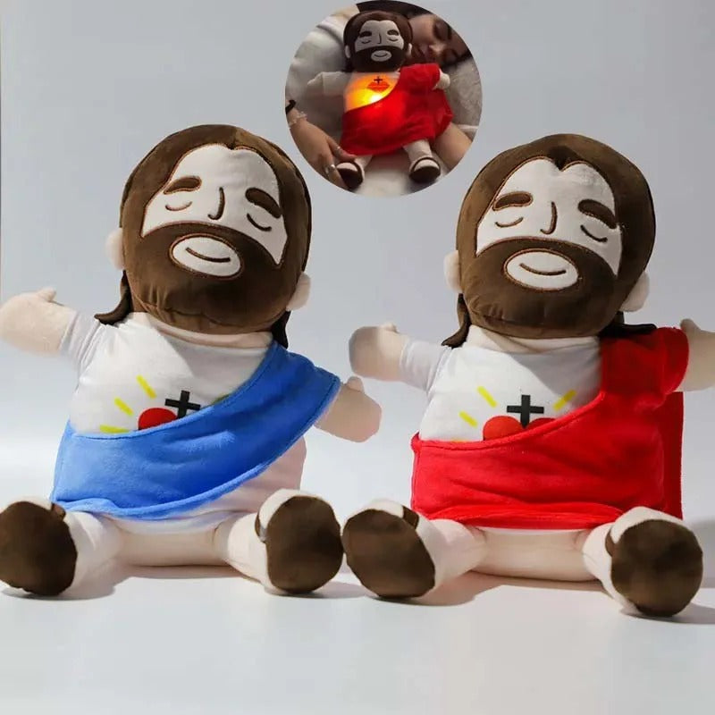 ¡Encuentra la paz que tanto necesitas con el Peluche Jesús Calmante™! 🌟