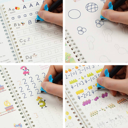 SET DE 4 CUADERNOS MÁGICOS MONTESSORI  ESPAÑOL  Magic Book®