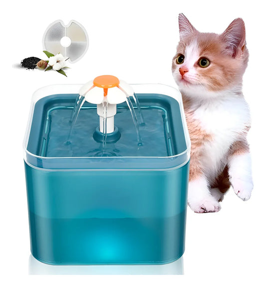 Porque Tu Michi Merece Lo Mejor 😻  Fuente automática 2L con filtro purificador 💦