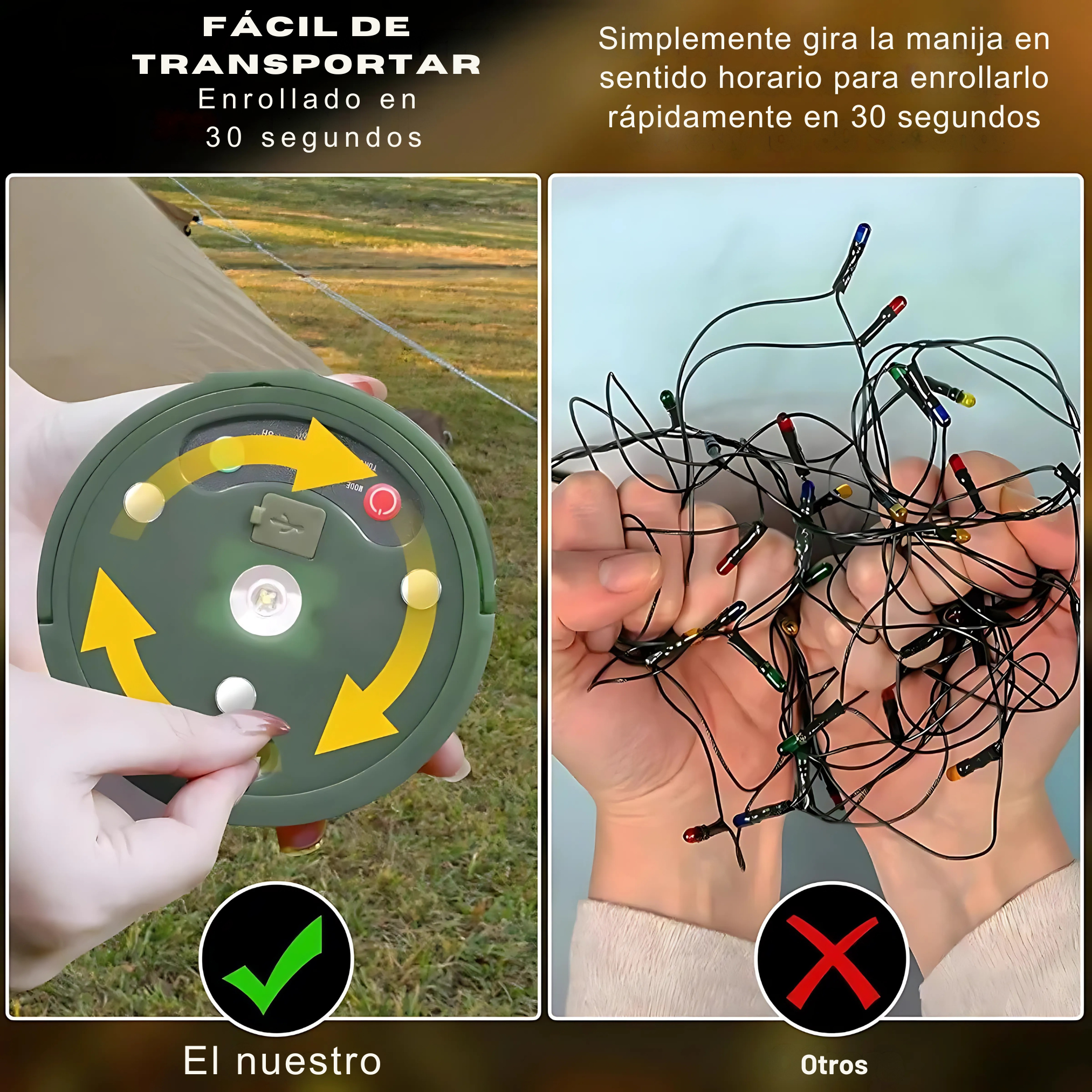 Ilumina, ambienta, recarga y te acompaña a donde vayas