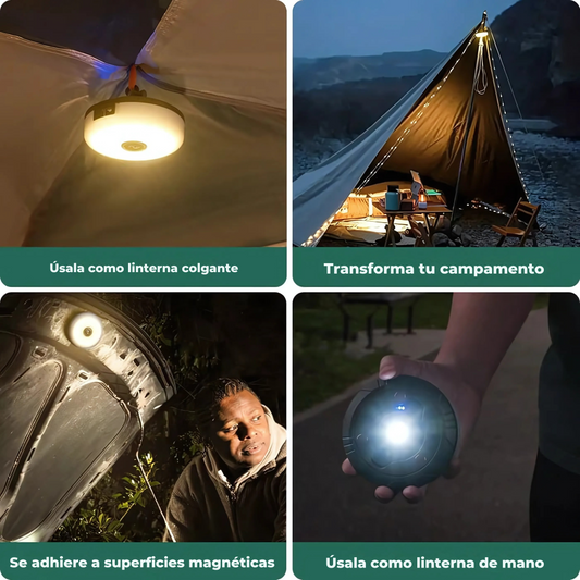 Ilumina, ambienta, recarga y te acompaña a donde vayas